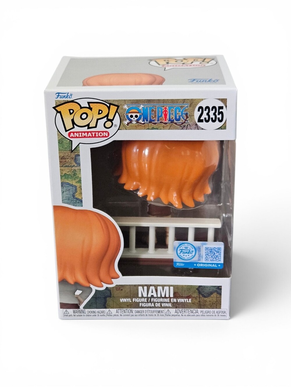 Funko POP! Animation Nami Vinyl Figure - Orange Hair EE Exclusive
